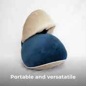 Legendary Velvet - Navy/Beige