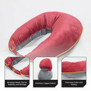 Legendary Velvet - Red/Grey