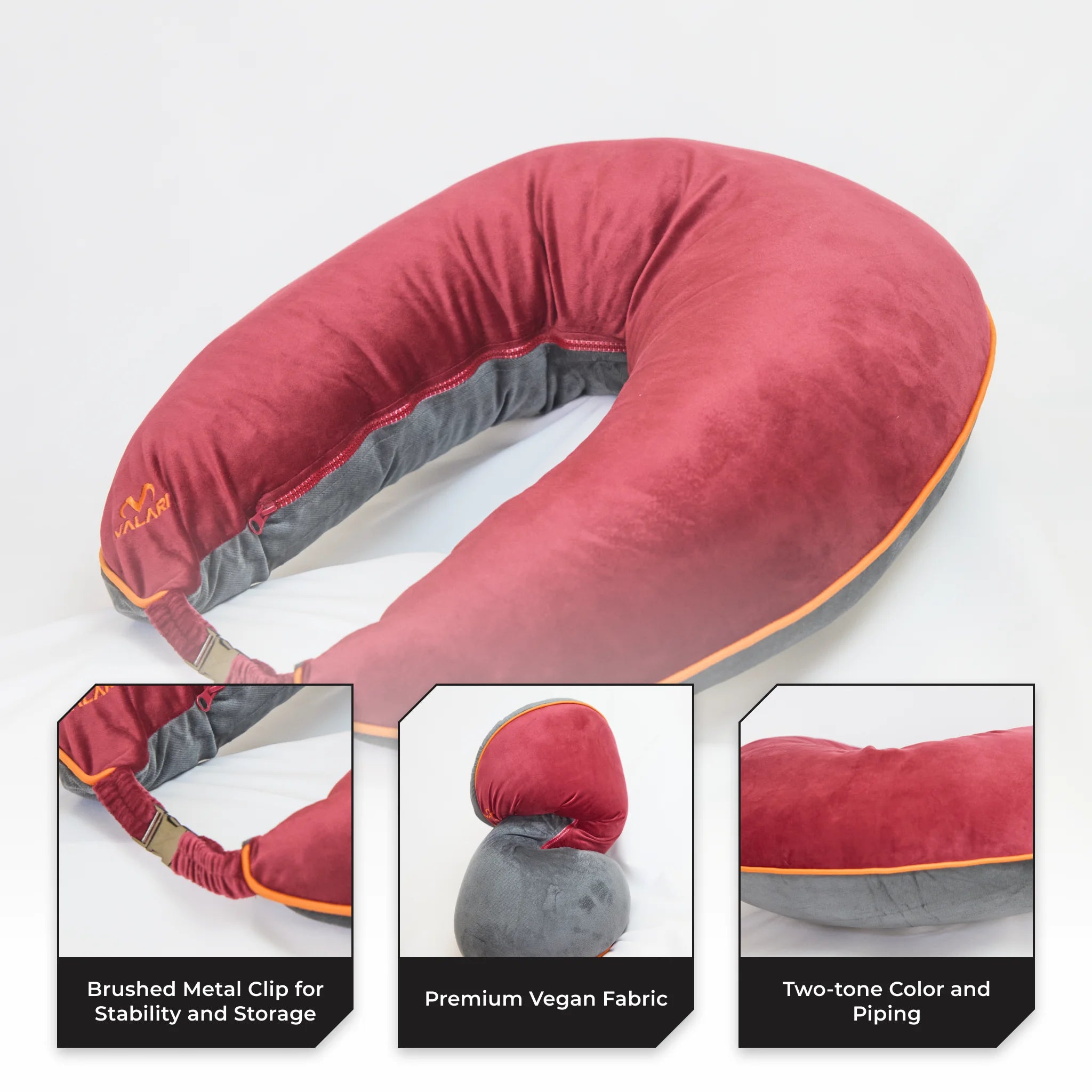 Legendary Velvet - Red/Grey